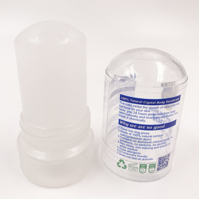 MOONBIFFY New 60g Alum Stick Deodorant Stick Antiperspirant Stick Alum Crystal Deodorant Underarm Removal For Women Man